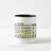 cup with houses