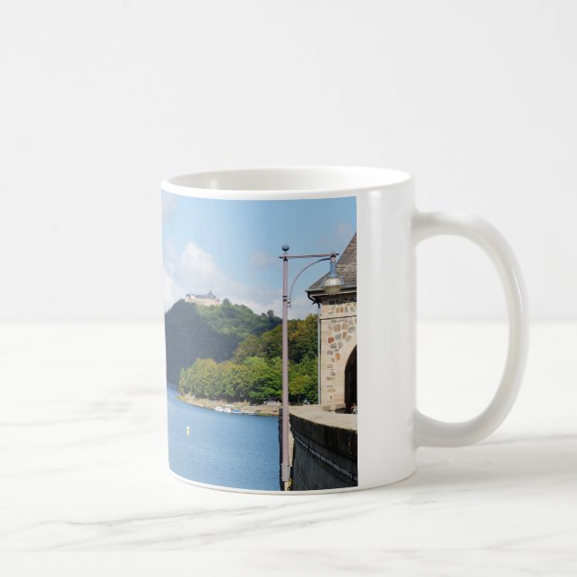 cup with photo of Lake Edersee and castle Waldeck (Right)