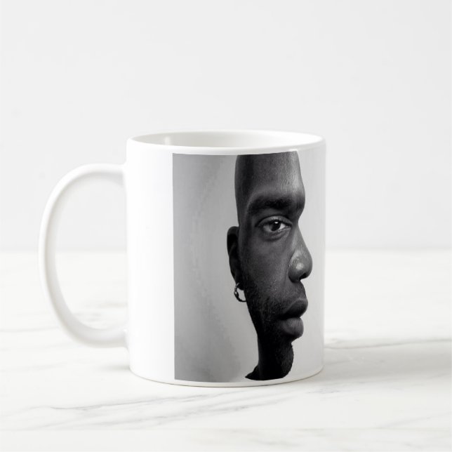 Cup with Two-Sided Men (Left)