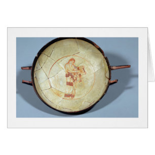 Cup without foot, standing Muse playing the lyre,