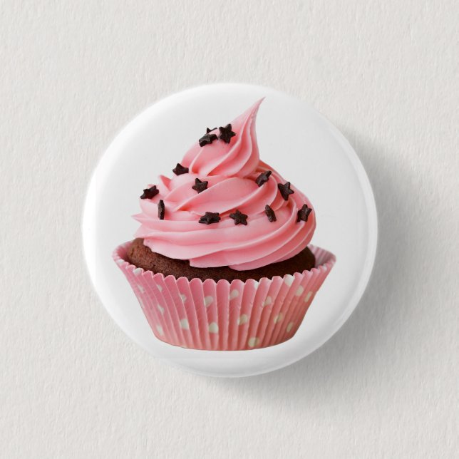 Cupcake 3 Cm Round Badge (Front)