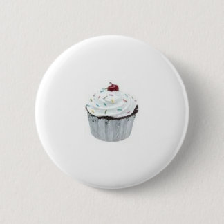 cupcake 6 cm round badge