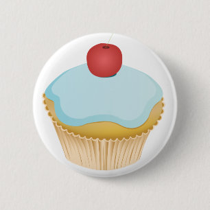 Cupcake 6 Cm Round Badge