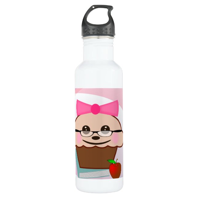 Cupcake 710 Ml Water Bottle (Front)