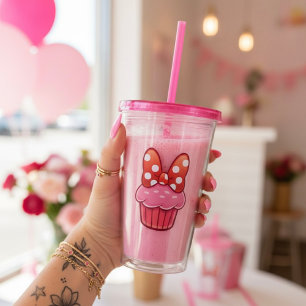 Cupcake Acrylic Tumbler