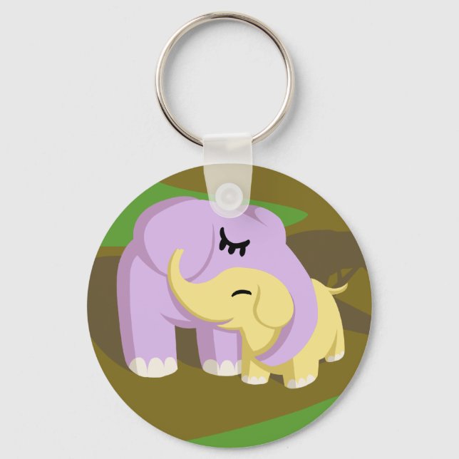 Cupcake and Butters Key Ring (Front)