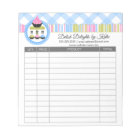 Cupcake and Cake Pops Receipts