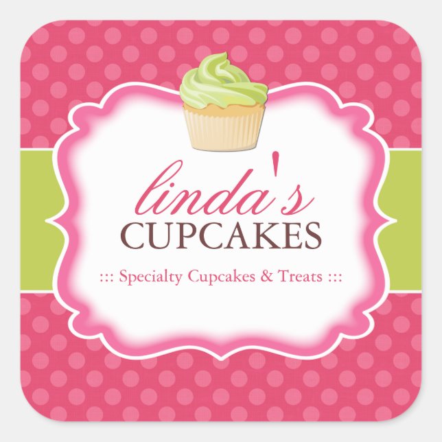 Cupcake and Dessert - Packaging Stickers (Front)