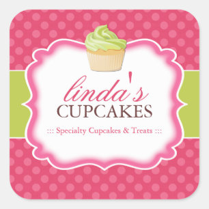 Cupcake and Dessert - Packaging Stickers