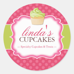 Cupcake and Dessert - Packaging Stickers