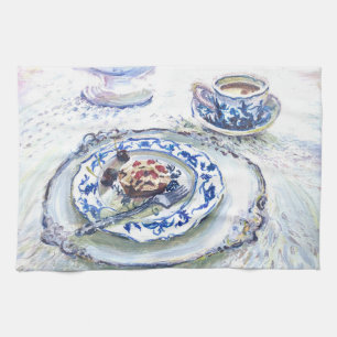 Cupcake Art Tea Towel