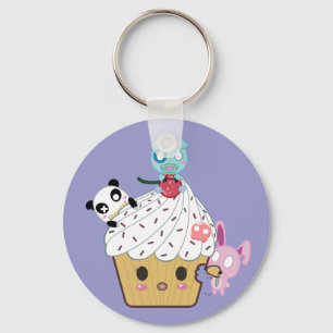 Cupcake Attack! (>_<) Key Ring