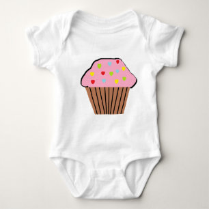 Cupcake baby outfit baby bodysuit