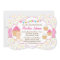 Cupcake Baby Sprinkle Shower Invitation Pink Girl