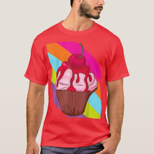 Cupcake Bake Bakery Baker Cake Food Delicious Swee T-Shirt