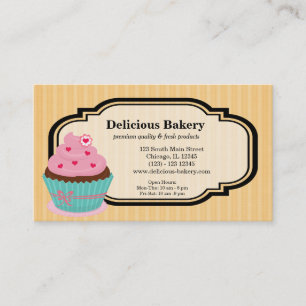 Cupcake Bakery Business Card