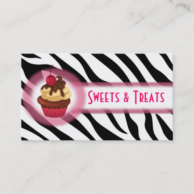 Cupcake Bakery Business Card (Front)