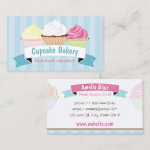 Cupcake Bakery Business Card