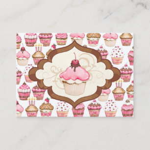 Cupcake Bakery Business Card- SRF Card