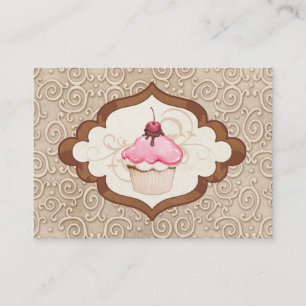 Cupcake Bakery Business Card- SRF Card