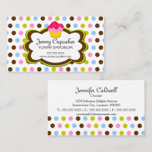 Cupcake Bakery Business Cards