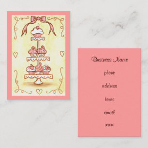 Cupcake Bakery Business Cards