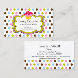 Cupcake Bakery Business Cards