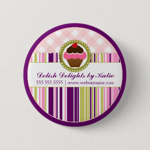 Cupcake Bakery Button