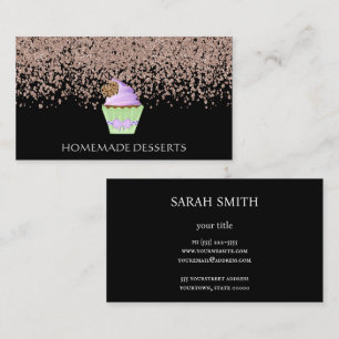 Cupcake Bakery Chef,cute Business Card