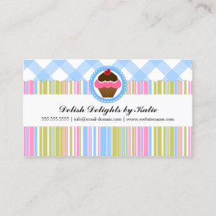 Cupcake Bakery Colourful Business Card