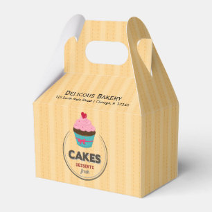 Cupcake Bakery Favour Box