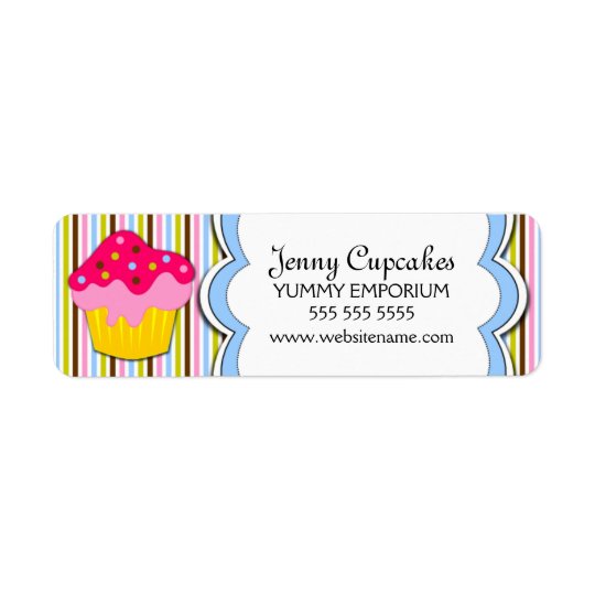 Cupcake Bakery Labels