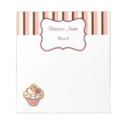 Cupcake Bakery Notepad