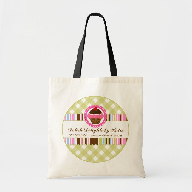 Cupcake Bakery Personalised Tote Bag (Front)