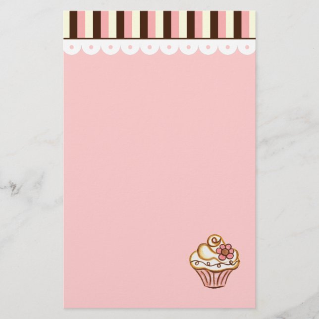 Cupcake Bakery Stationery (Front)