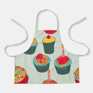 cupcake baking apron for children