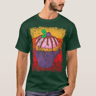 Cupcake Baking Baker Bakery Cake Vintage Retro T-Shirt
