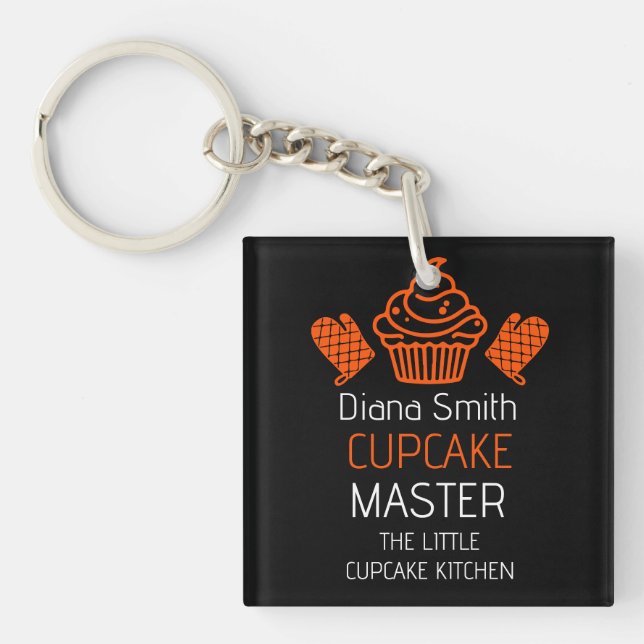 Cupcake Baking Course Key Ring (Front)