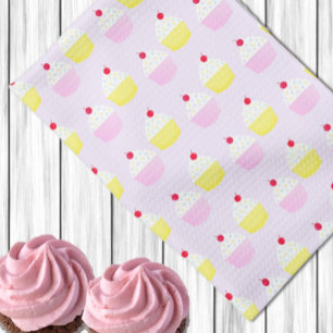 Cupcake Baking Tea Towel