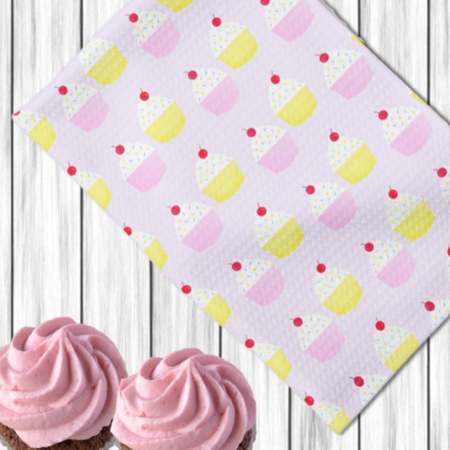 Cupcake Baking Tea Towel (Creator Uploaded)