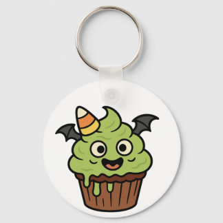 Cupcake Bat & Mummy Heart Keychain
