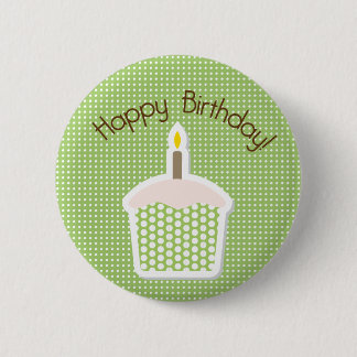 Cupcake Birthday Button