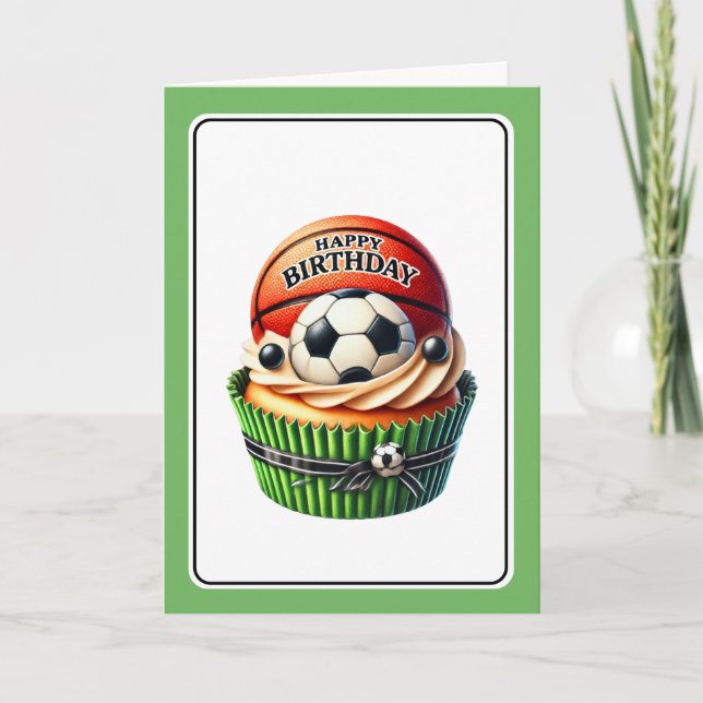 Cupcake Birthday Card (Front)