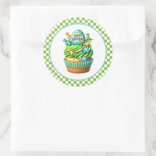 Cupcake Birthday Stickers