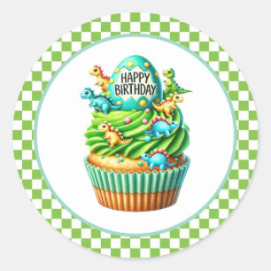 Cupcake Birthday Stickers