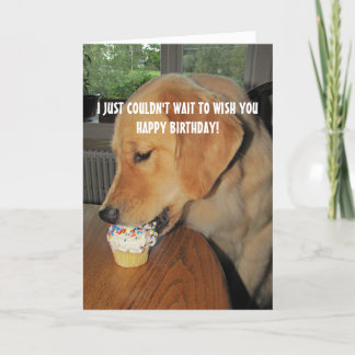 Cupcake Birthday Thank You Card