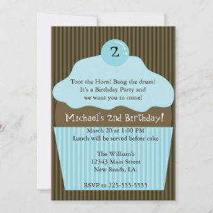 Cupcake Birthday (Today's Best Award) Invitation