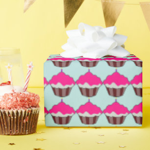 CUPCAKE BIRTHDAY WRAPPING PAPER