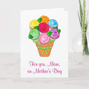 Cupcake Bouquet: Happy Mother's Day! Card