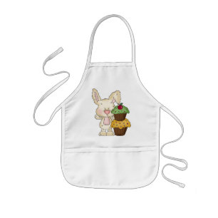 Cupcake Bunny apron